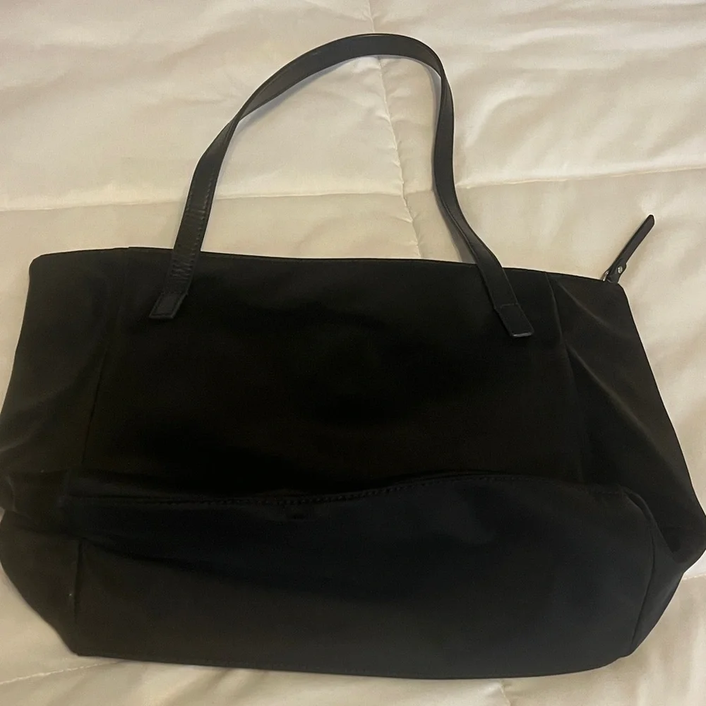 Kate Spade Nylon Black Tote with Large Bow - Picture 4 of 4